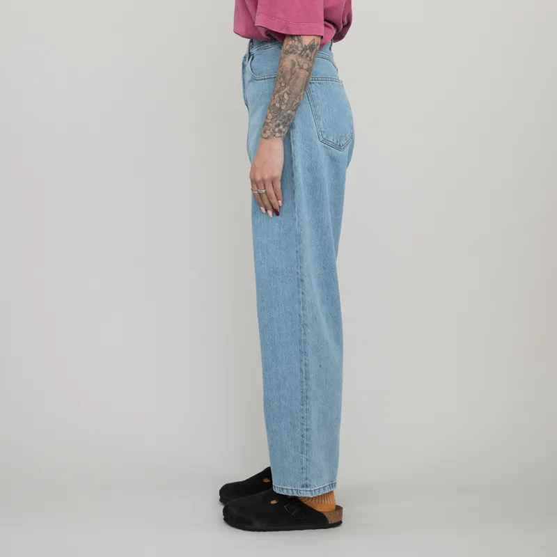 Carhartt WIP Womens Brandon Pant Stone Bleached Blue-1