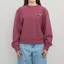 Carhartt WIP Womens American Script Sweat Dusty Fuchsia