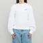 Carhartt WIP Womens American Script Sweat White