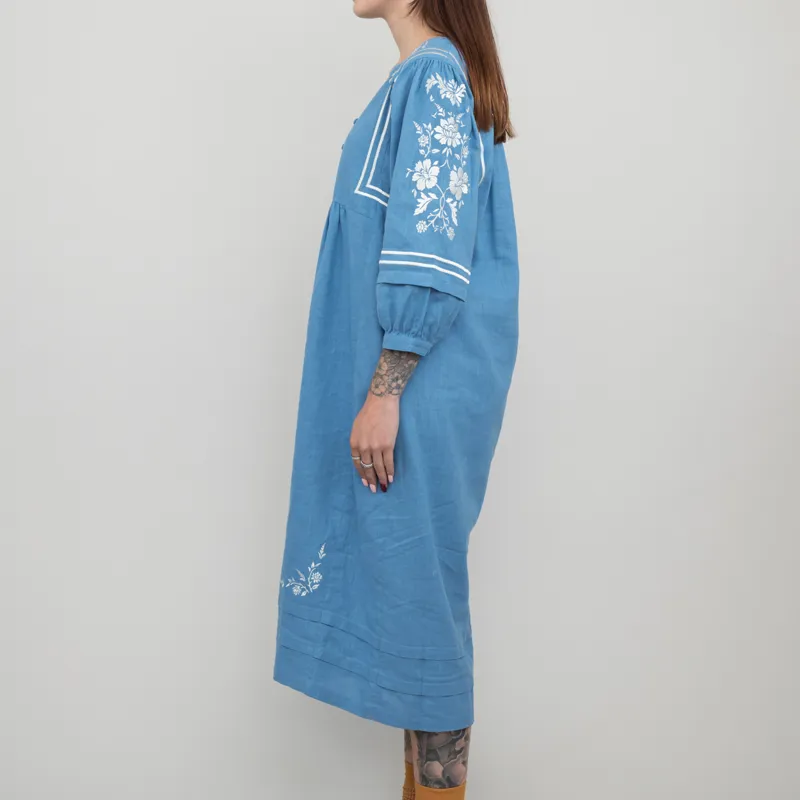 Sideline Womens Nico Dress Blue Mist-1