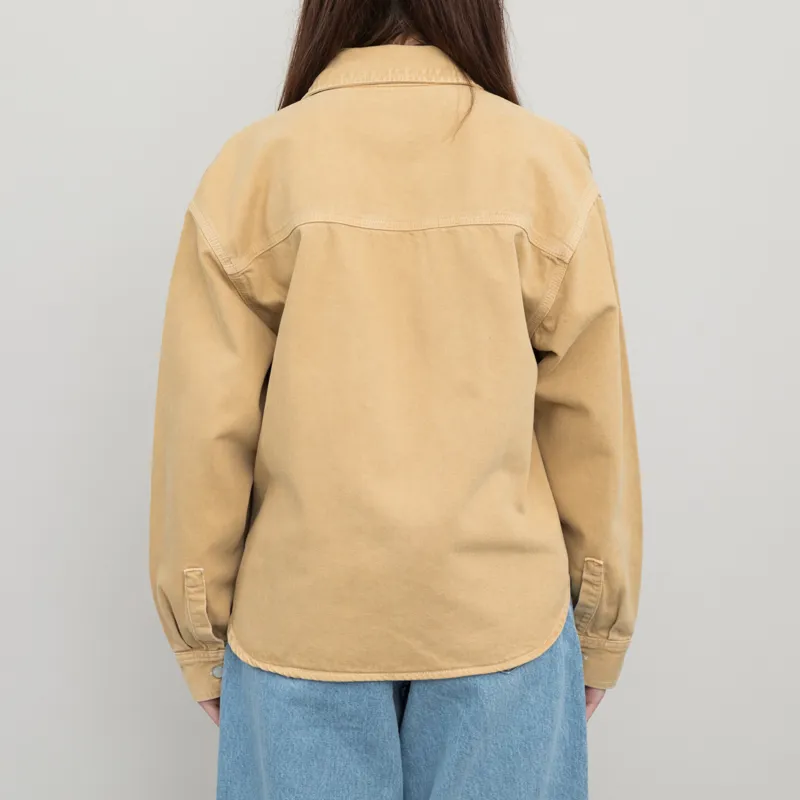 Carhartt WIP Womens Georgia Shirt Jac Bourbon-2