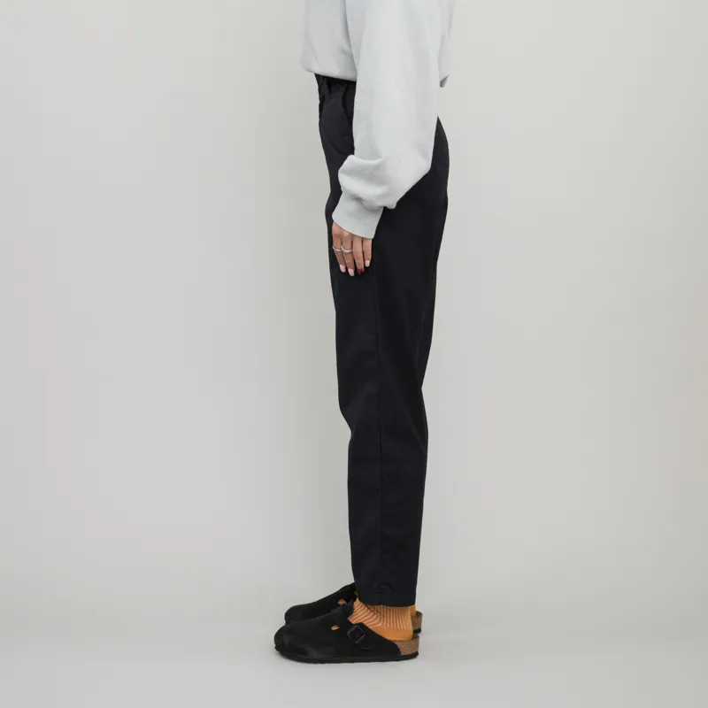 Carhartt WIP Womens Master Pant Black Rinsed Dunmore Twill-1