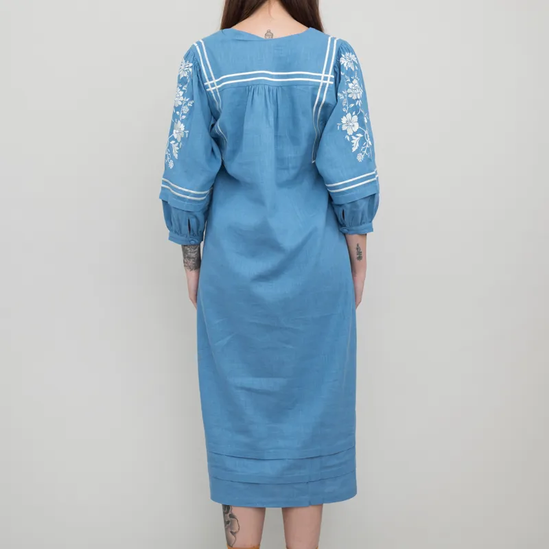 Sideline Womens Nico Dress Blue Mist-2