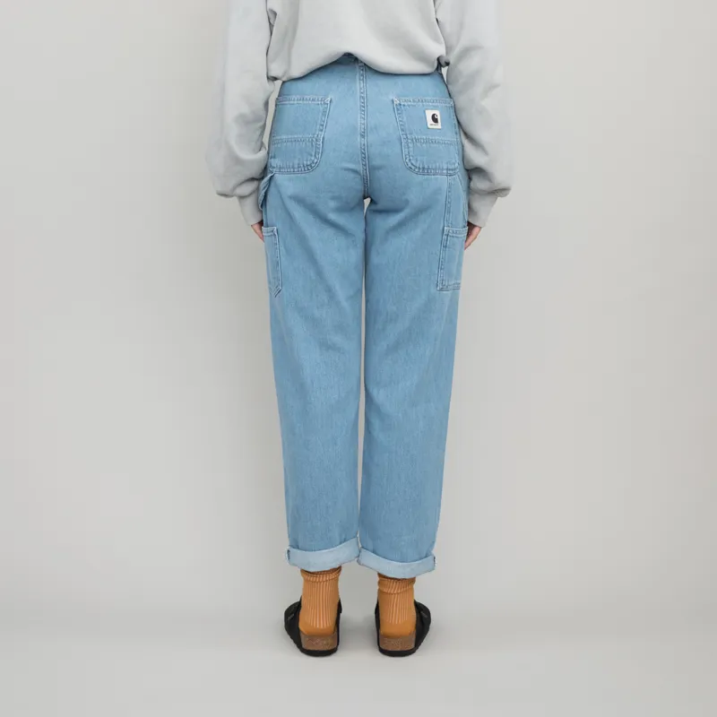 Carhartt WIP Womens Pierce Pant Blue Stone Bleached-2