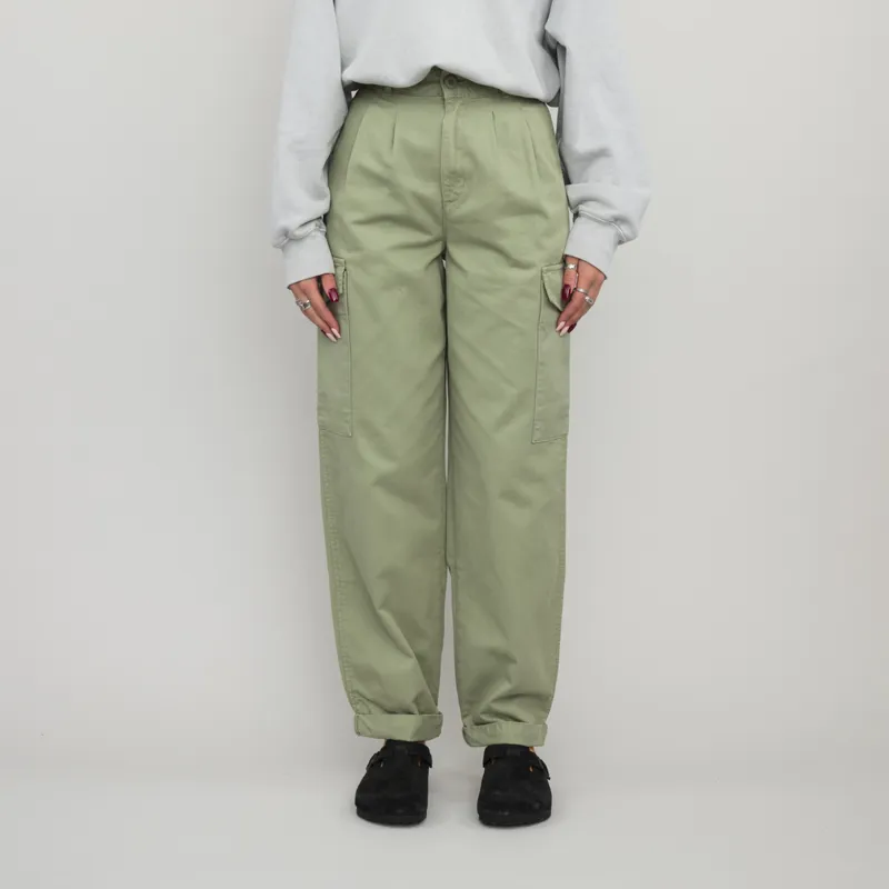 Carhartt WIP Womens Collins Pant Misty Green Moraga Twill