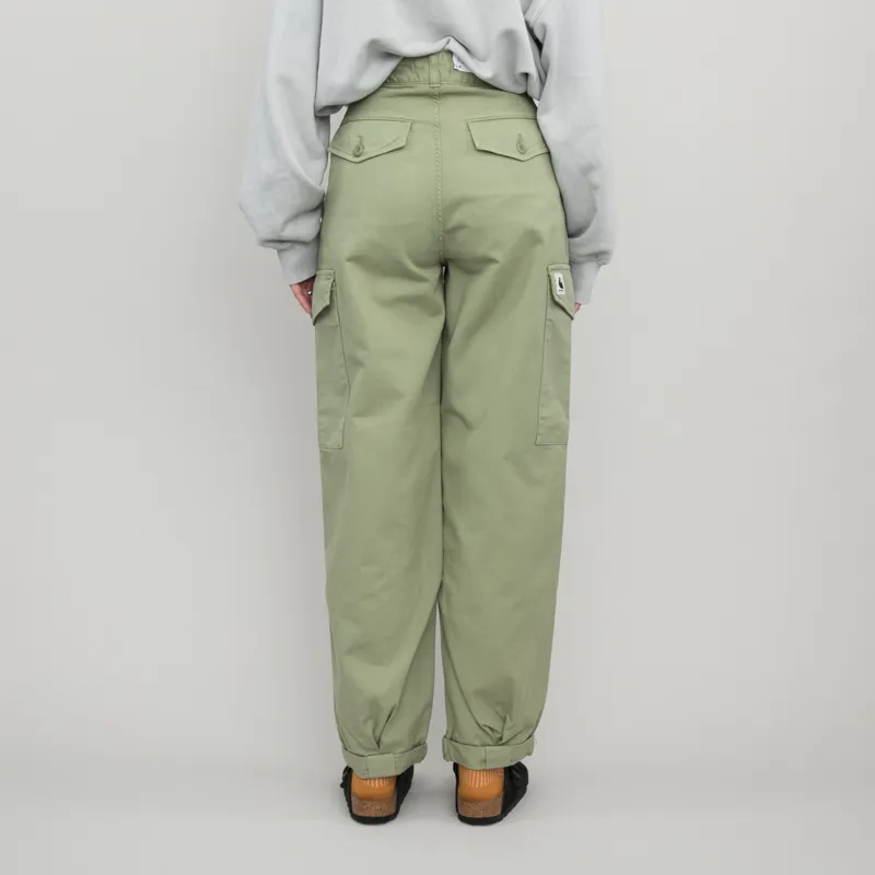 Carhartt WIP Womens Collins Pant Misty Green Moraga Twill-2