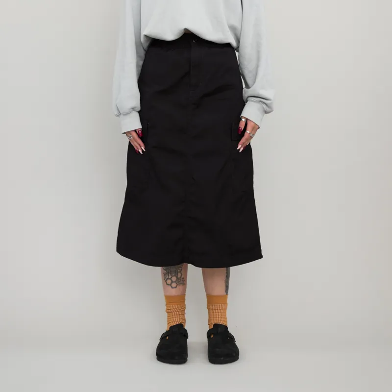 Carhartt WIP Womens Jet Cargo Skirt Black