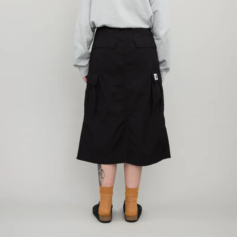 Carhartt WIP Womens Jet Cargo Skirt Black-2