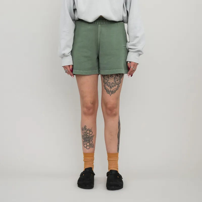 Carhartt WIP Womens Duster Sweat Short Park Garment Dyed