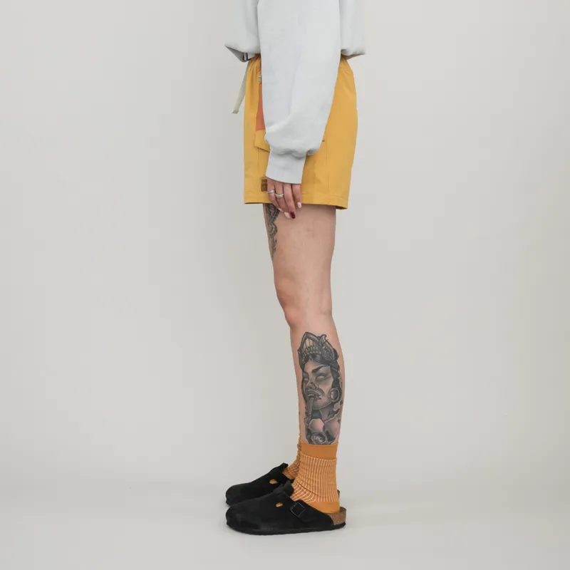 Patagonia Womens Outdoor Everyday Shorts Pufferfish Gold-1