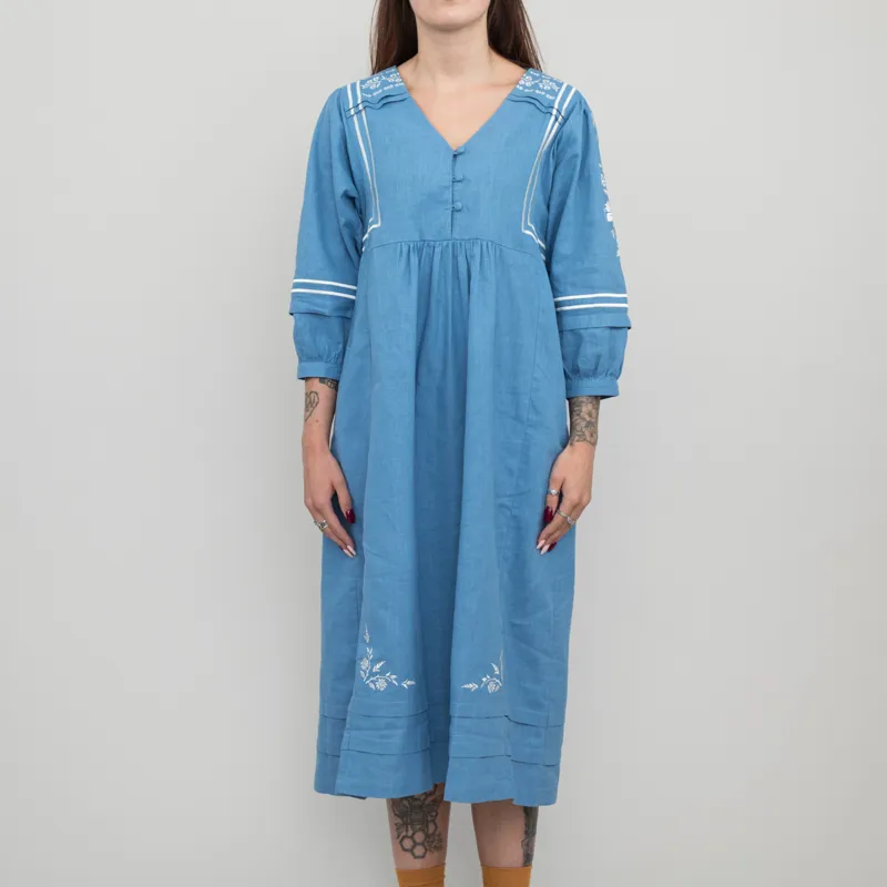 Sideline Womens Nico Dress Blue Mist