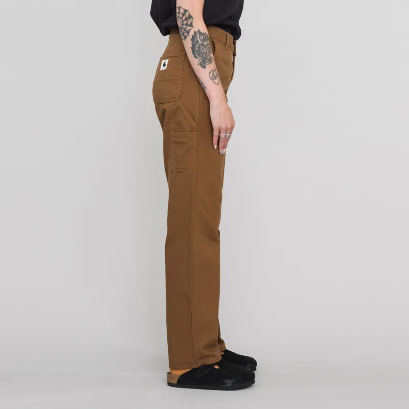 Carhartt WIP Womens Pierce Pant Straight Hamilton Brown Rinsed-3