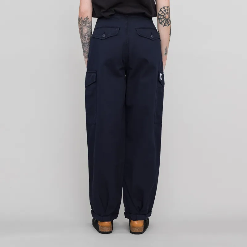Carhartt WIP Womens Collins Pant Air Force Blue Moraga Twill-2