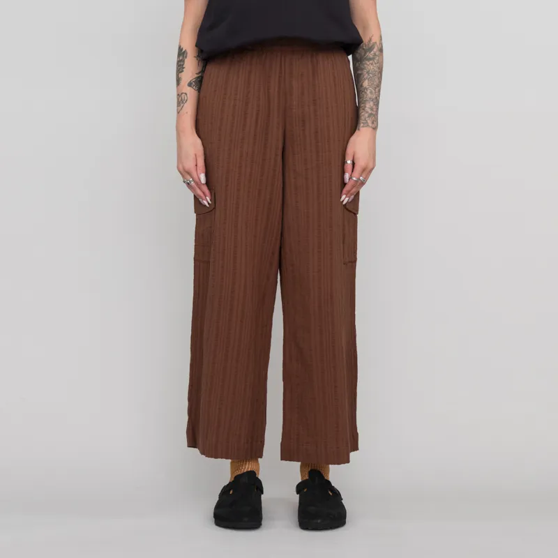 Rhythm Womens Almalfi Cargo Pant Chocolate
