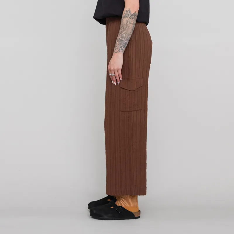 Rhythm Womens Almalfi Cargo Pant Chocolate-1