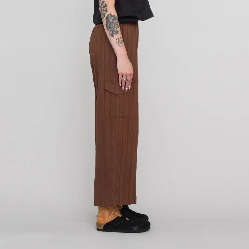 Rhythm Womens Almalfi Cargo Pant Chocolate-3