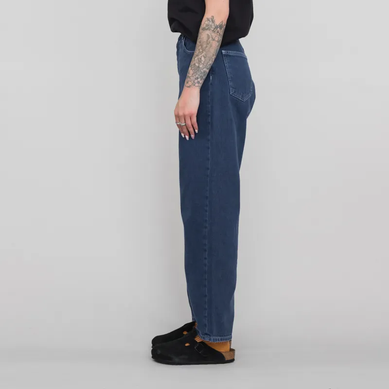 Carhartt WIP Womens Brandon Pant Air Force Blue Stone Dyed-1