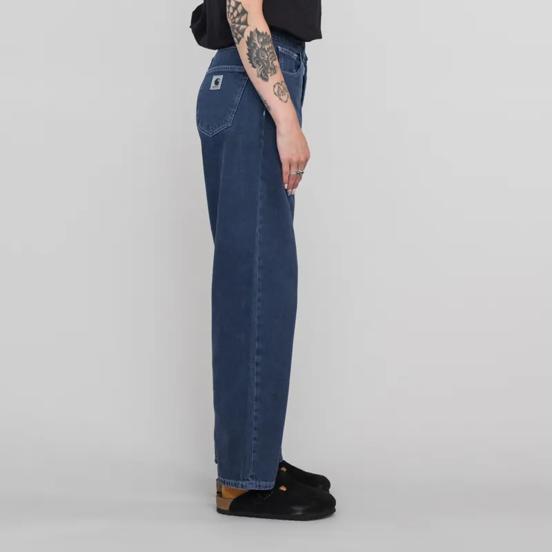 Carhartt WIP Womens Brandon Pant Air Force Blue Stone Dyed-3