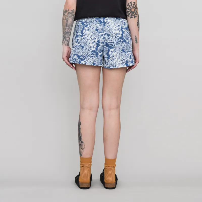 Patagonia Womens Barely Baggies Shorts Crash Endless Blue-2