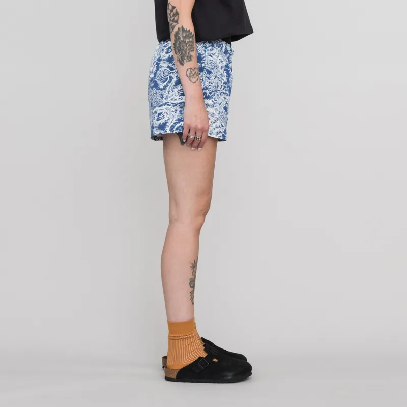 Patagonia Womens Barely Baggies Shorts Crash Endless Blue-3