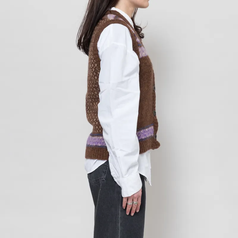 Leon And Harper Womens Mamette Jack Cardigan Brown-3