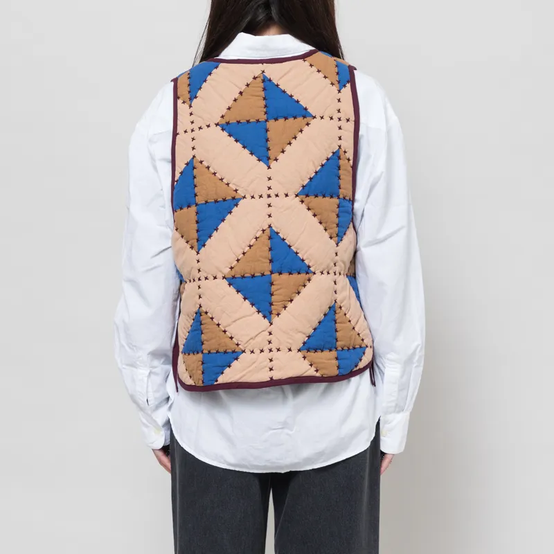 Leon And Harper Womens Velia Losange Gilet Multi-2