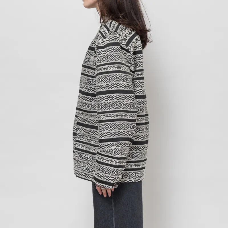 Anerkjendt Womens Akjesper Kimono Overshirt Caviar-1