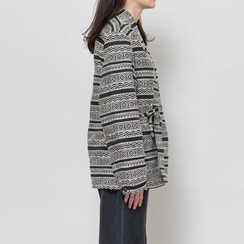 Anerkjendt Womens Akjesper Kimono Overshirt Caviar-3