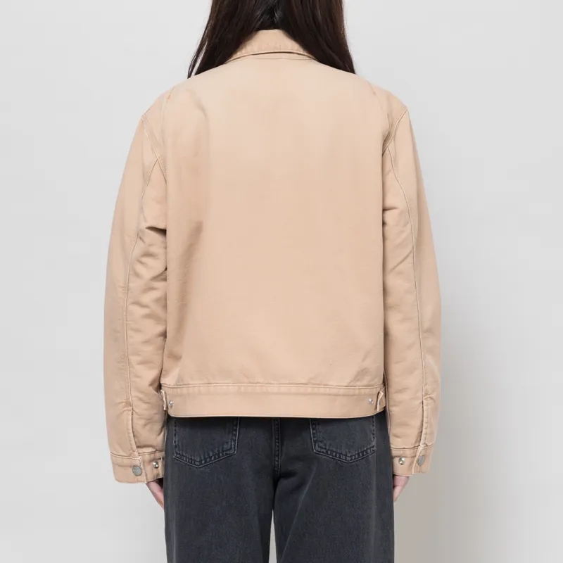 Carhartt WIP Womens Dayton Jacket Dusty H Brown Stone Canvas-2