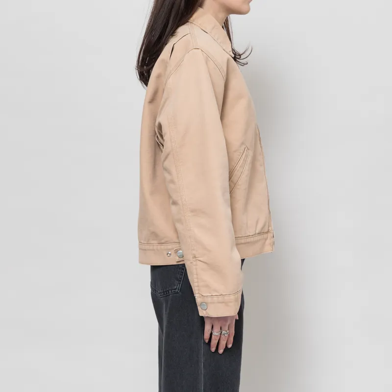 Carhartt WIP Womens Dayton Jacket Dusty H Brown Stone Canvas