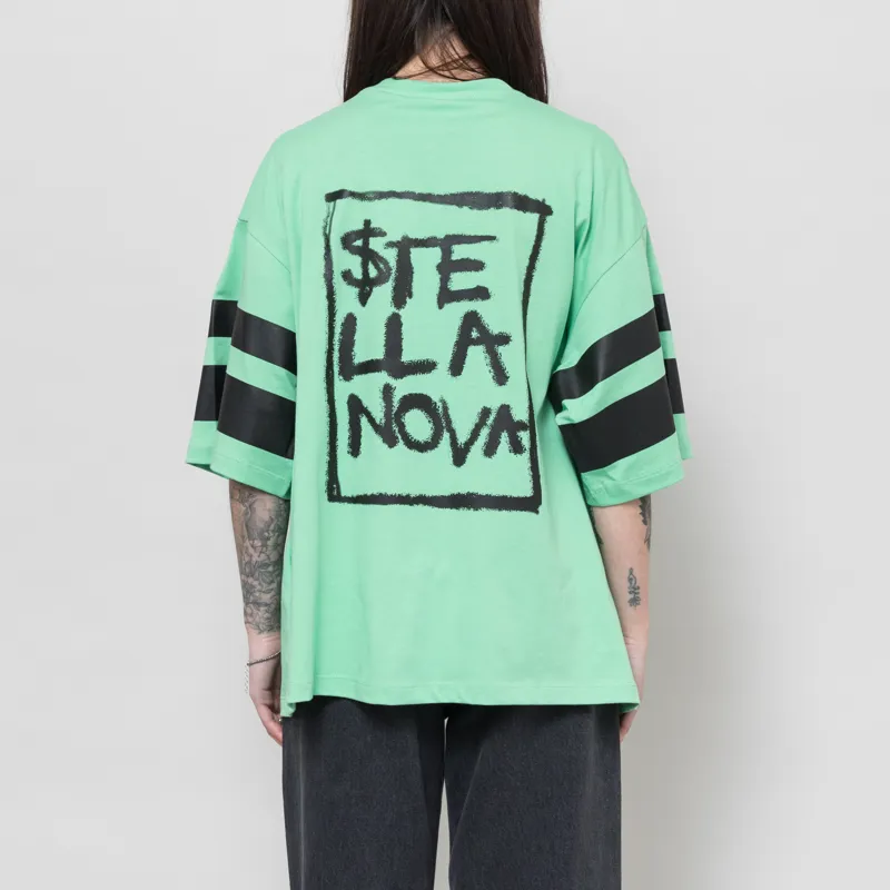 Stella Nova Womens Oversized T Shirt Tea Green