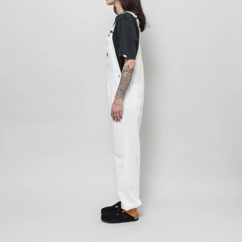 Carhartt WIP Womens Bib Overall Straight Wax Rinsed Hubbard Canvas-1