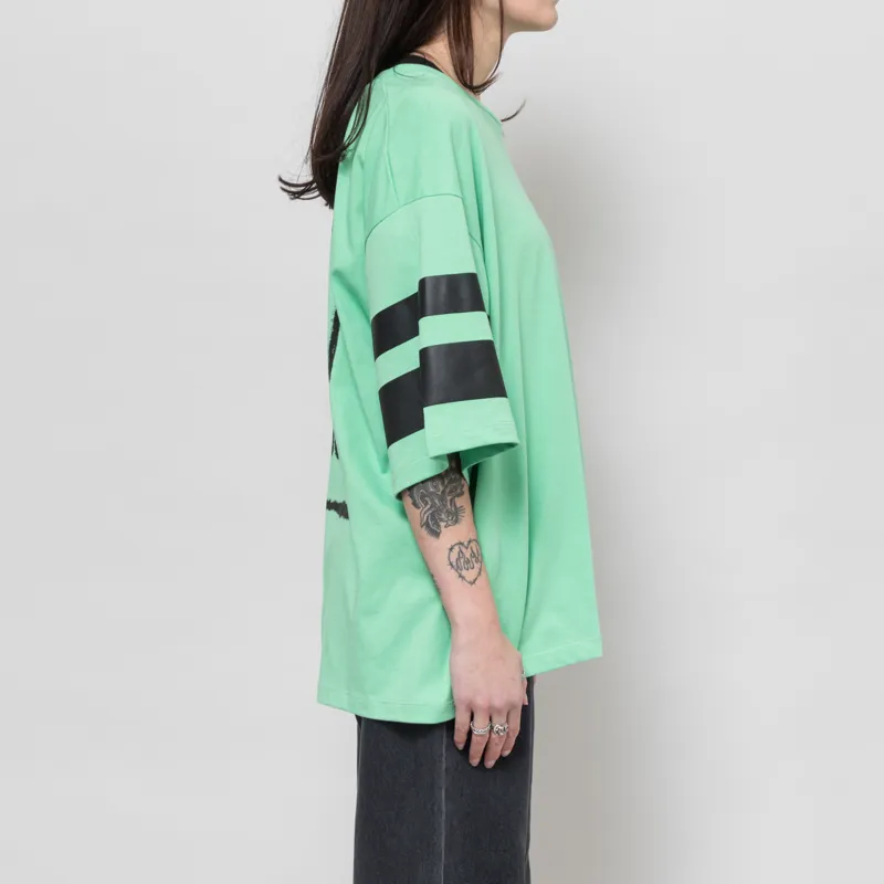 Stella Nova Womens Oversized T Shirt Tea Green-1