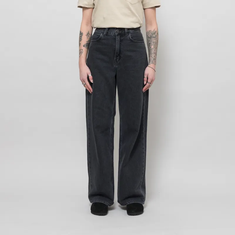 Carhartt WIP Womens Jane Pant Black Heavy Stonewashed