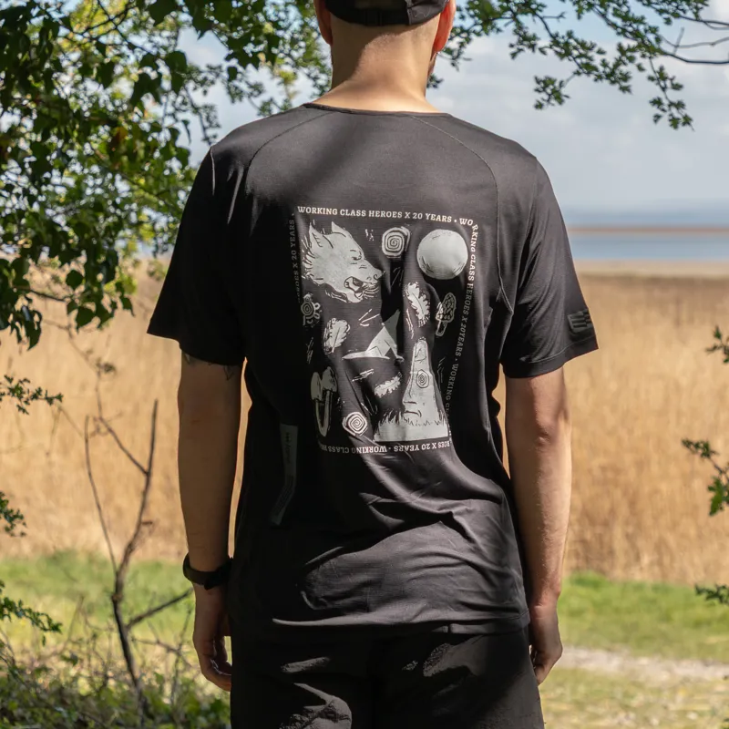 Janji x Working Class Heroes 20th Anniversary T Shirt Black