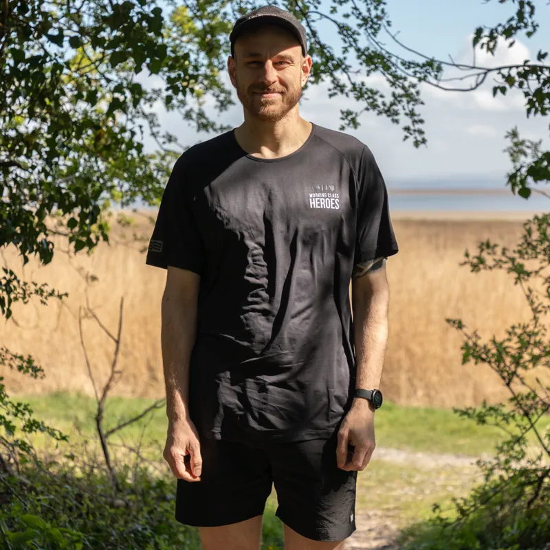 Janji x Working Class Heroes 20th Anniversary T Shirt Black-1