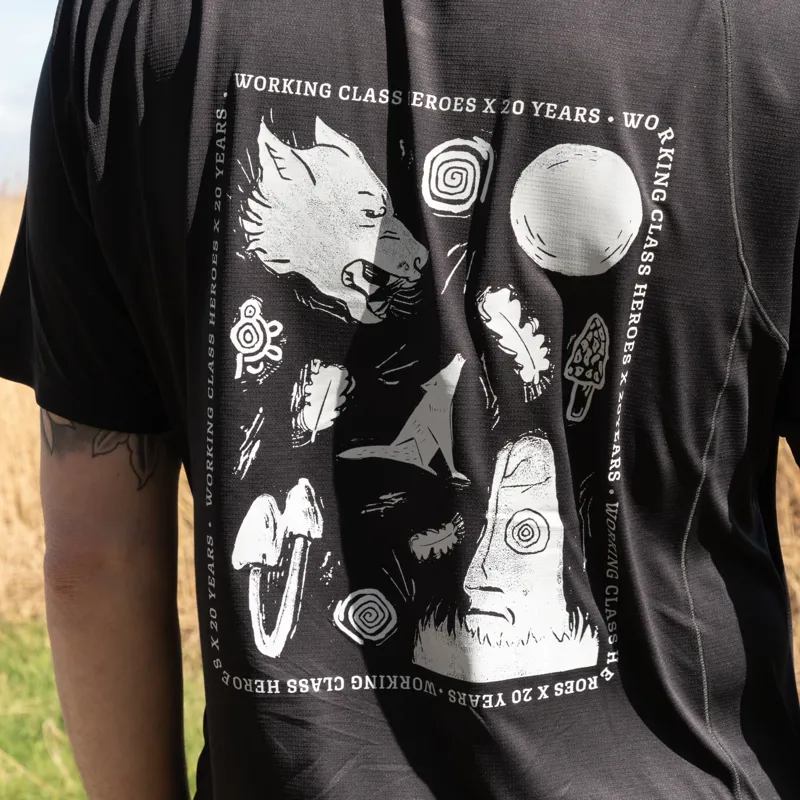 Janji x Working Class Heroes 20th Anniversary T Shirt Black-3