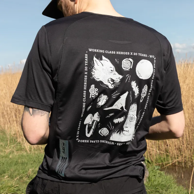 Janji x Working Class Heroes 20th Anniversary T Shirt Black-2