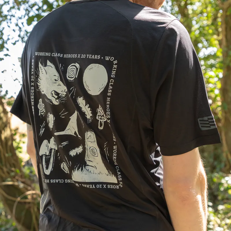 Janji x Working Class Heroes 20th Anniversary T Shirt Black-4