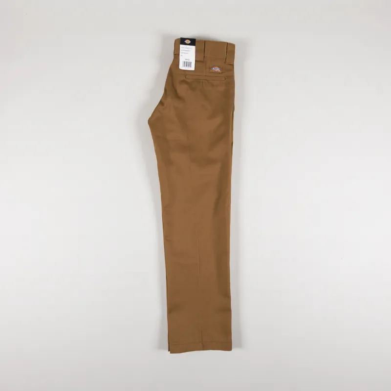 Dickies 873 Slim Straight Work Pant Recycled Brown Duck-2