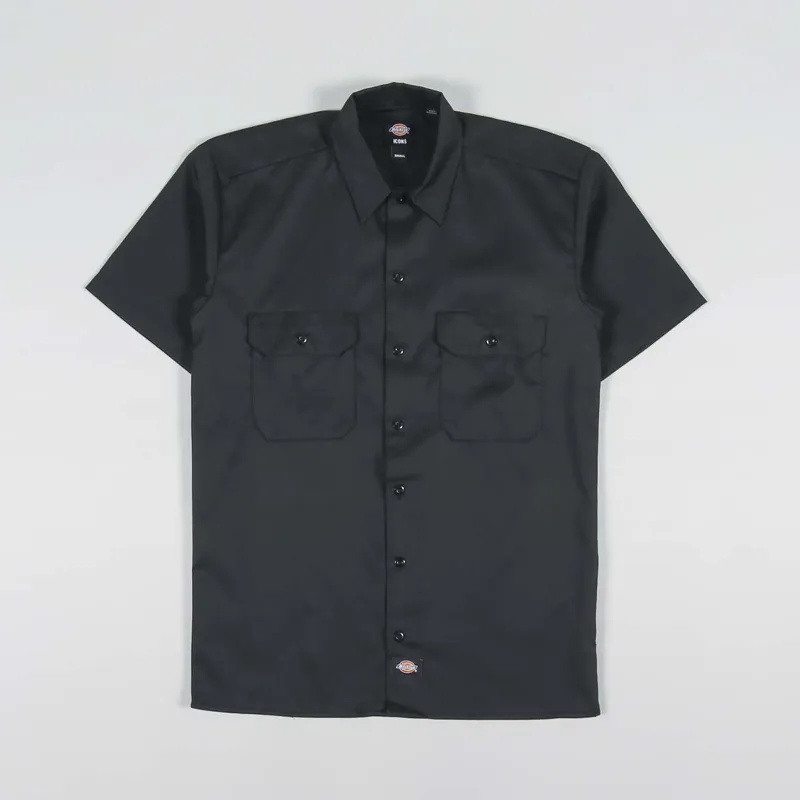 Dickies Short Sleeve Work Shirt Recycled Black