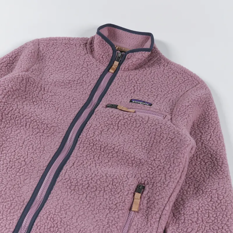 Patagonia Womens Retro Pile Fleece Jacket Evening Mauve-5