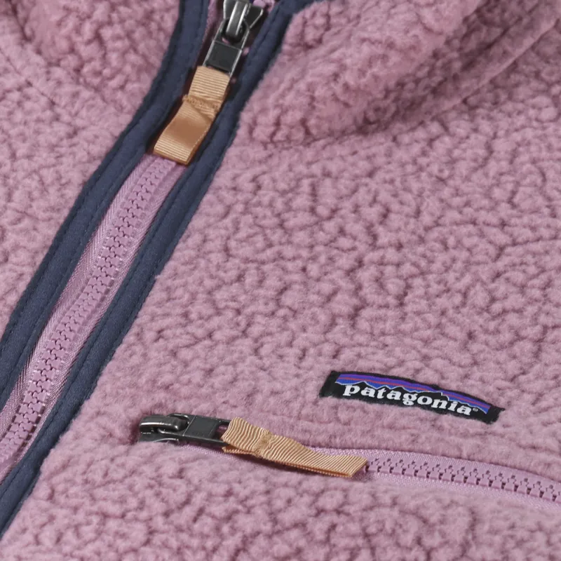 Patagonia Womens Retro Pile Fleece Jacket Evening Mauve-8