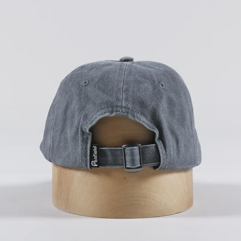 Penfield Washed Baseball Cap Silver Grey-3