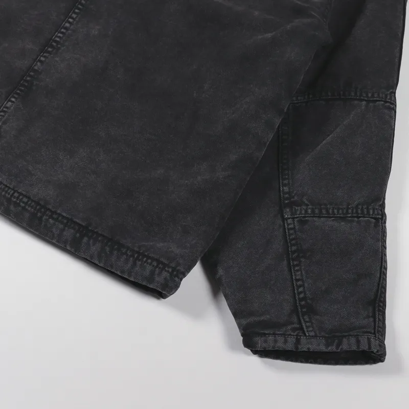 Stussy Washed Canvas Shop Jacket Black-3