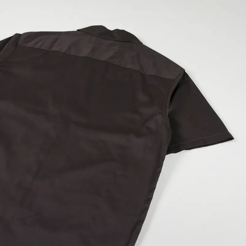 Dickies Westover Short Sleeve Shirt Dark Brown-3