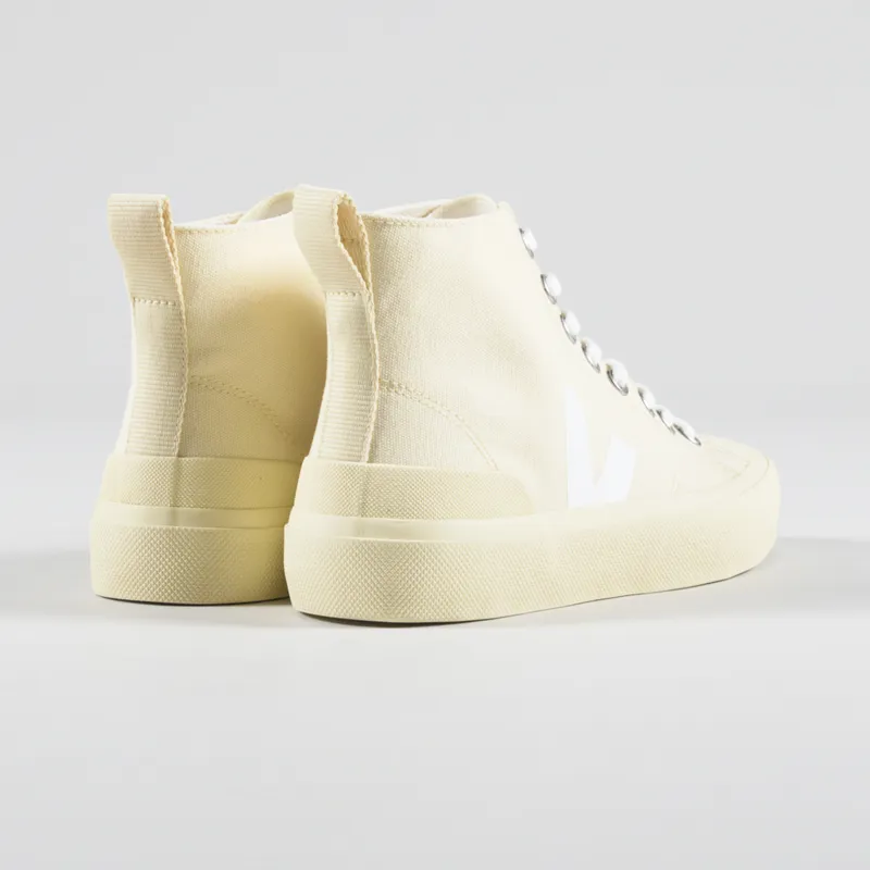 Veja Womens Wata II Canvas Shoes Butter White-3