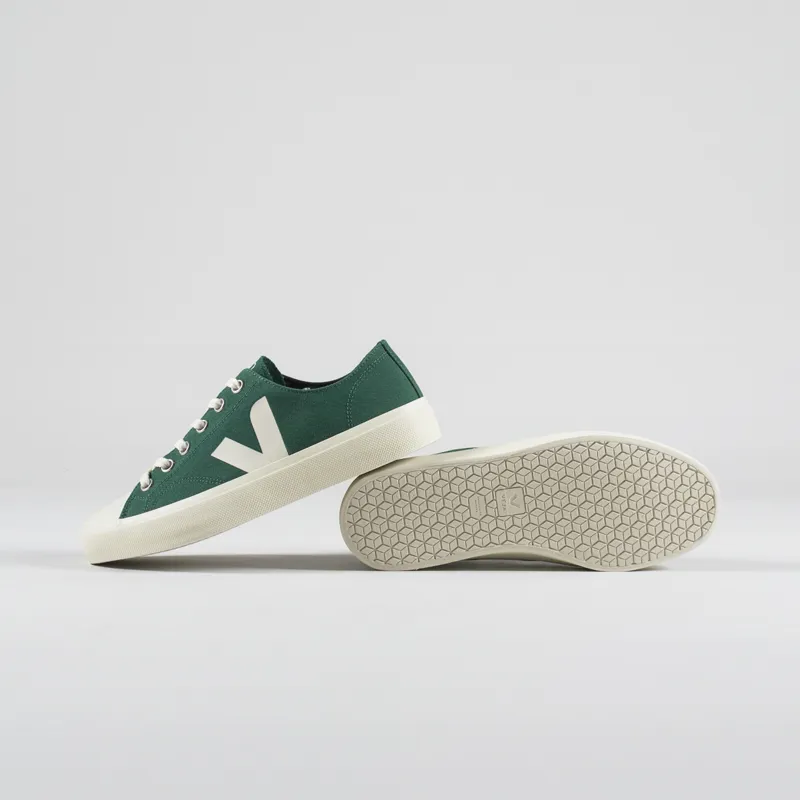Veja Wata II Low Canvas Shoes Poker Pierre-2