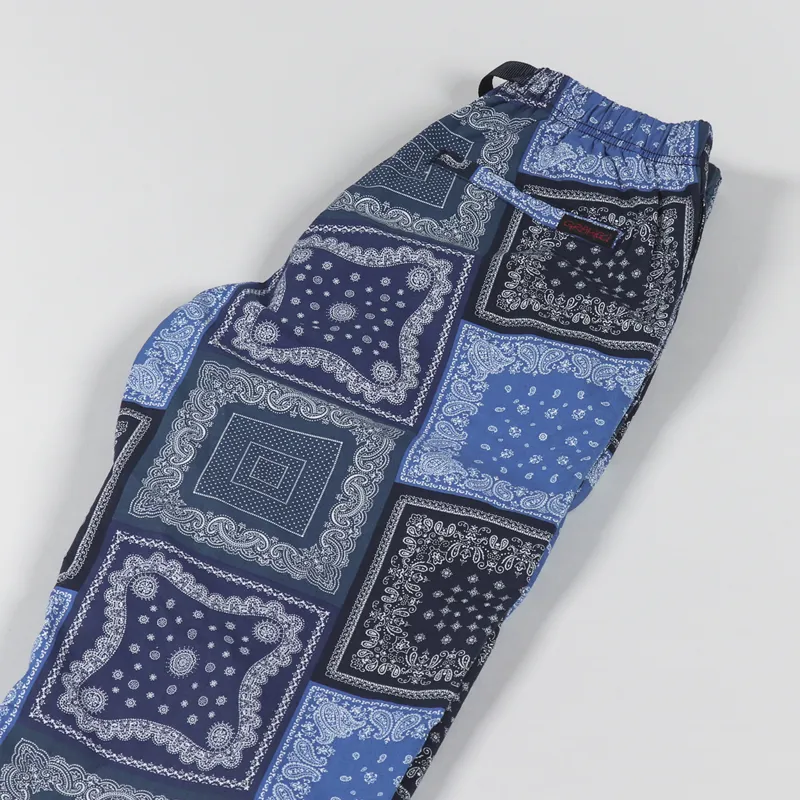 Gramicci Weather Wide Tapered Pants Bandana Navy-4