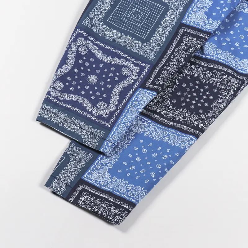 Gramicci Weather Wide Tapered Pants Bandana Navy-3